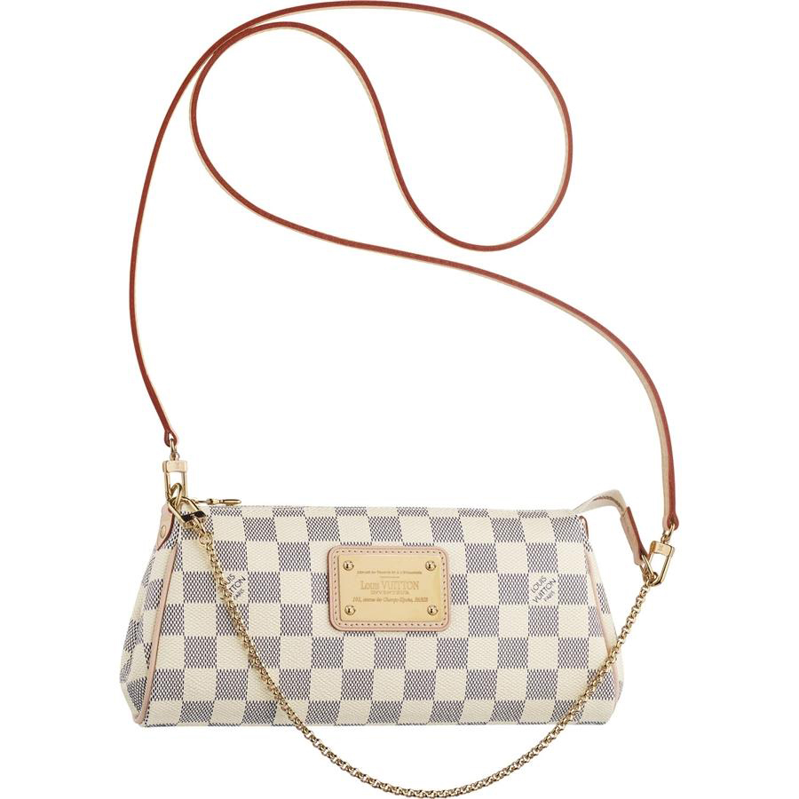 Vintage Louis Vuitton Eva Clutch Crossbody Bag Hand Bag 